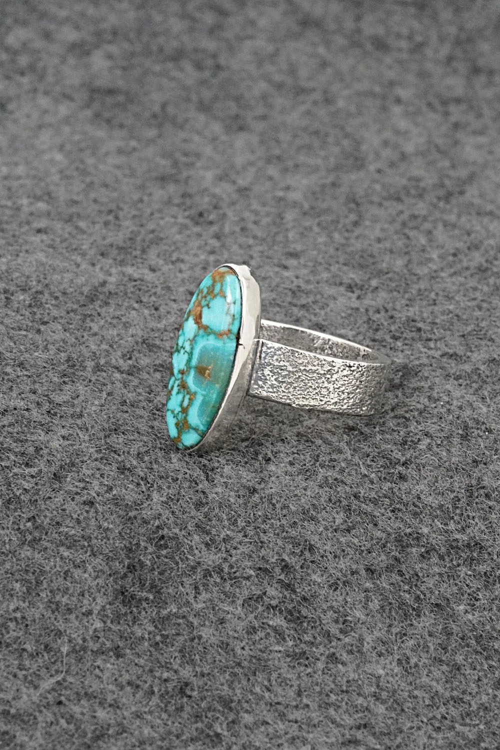 Turquoise & Sterling Silver Ring - Cody Noble - Size 10.5