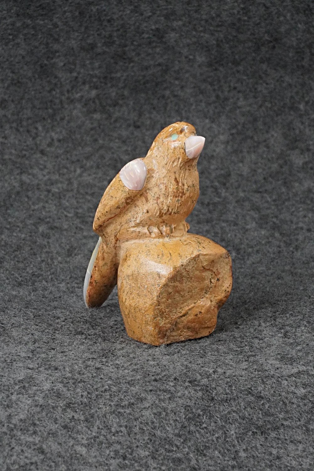 Bird Zuni Fetish Carving - Freddie Leekya