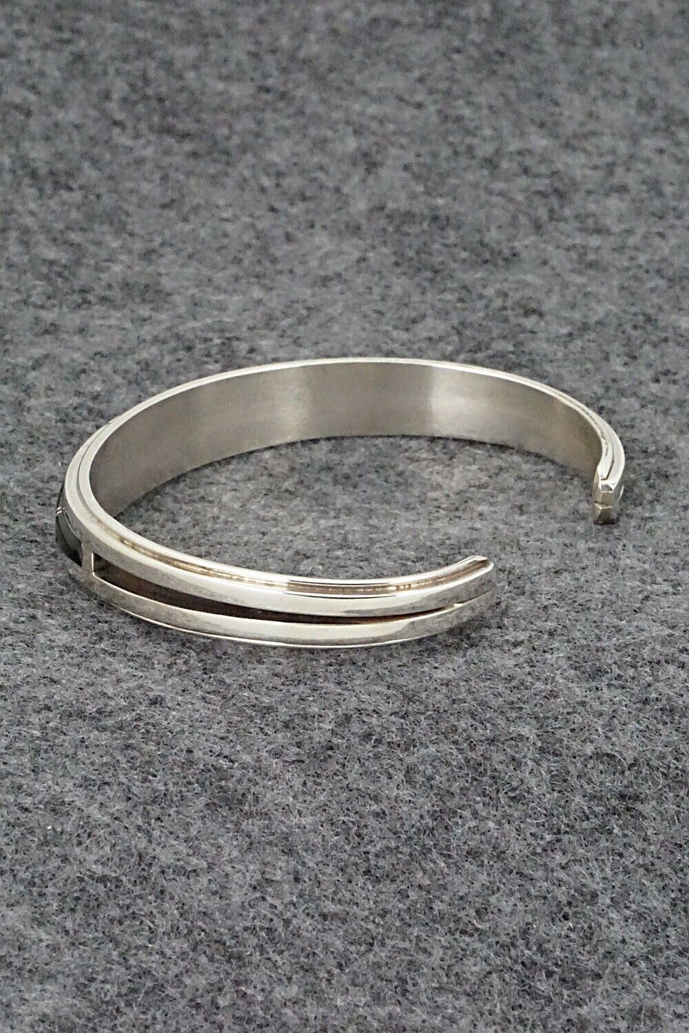 Onyx & Sterling Silver Bracelet - Wilbert Muskett
