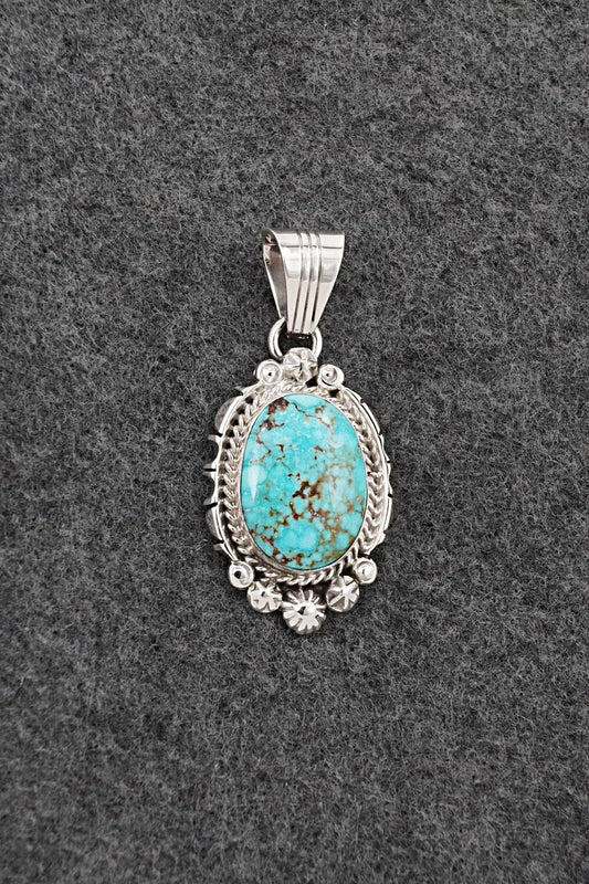 Turquoise & Sterling Silver Pendant - Daniel Benally