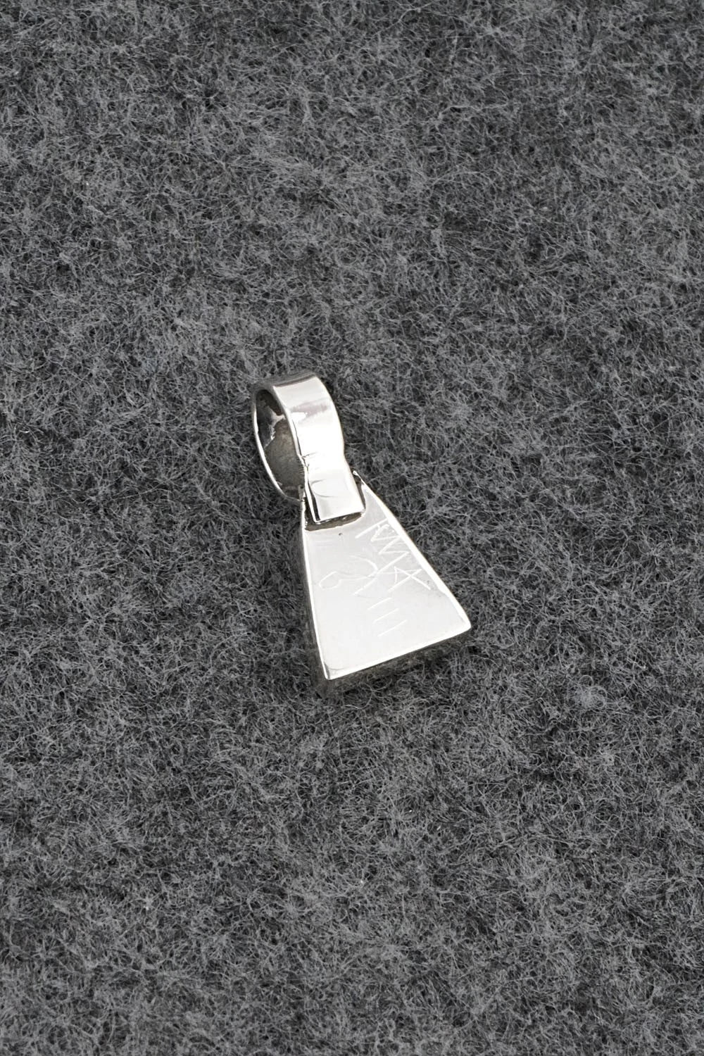 Turquoise & Sterling Silver Inlay Pendant - Michelle Haloo