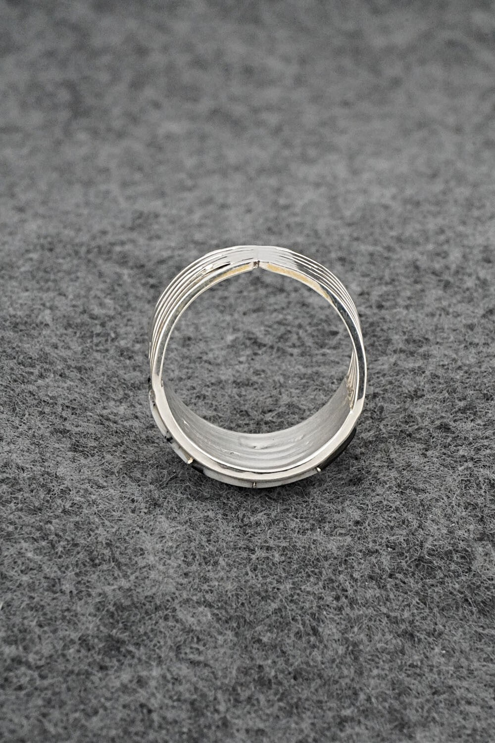 White Buffalo & Sterling Silver Ring - Jamie Johnson - Size 8