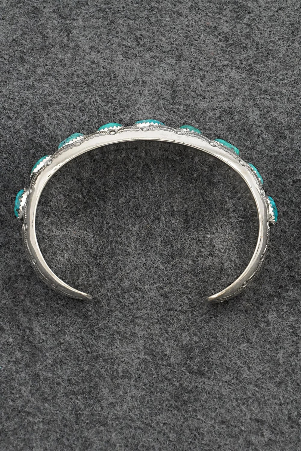 Turquoise & Sterling Silver Bracelet - Wilbert Muskett Sr.