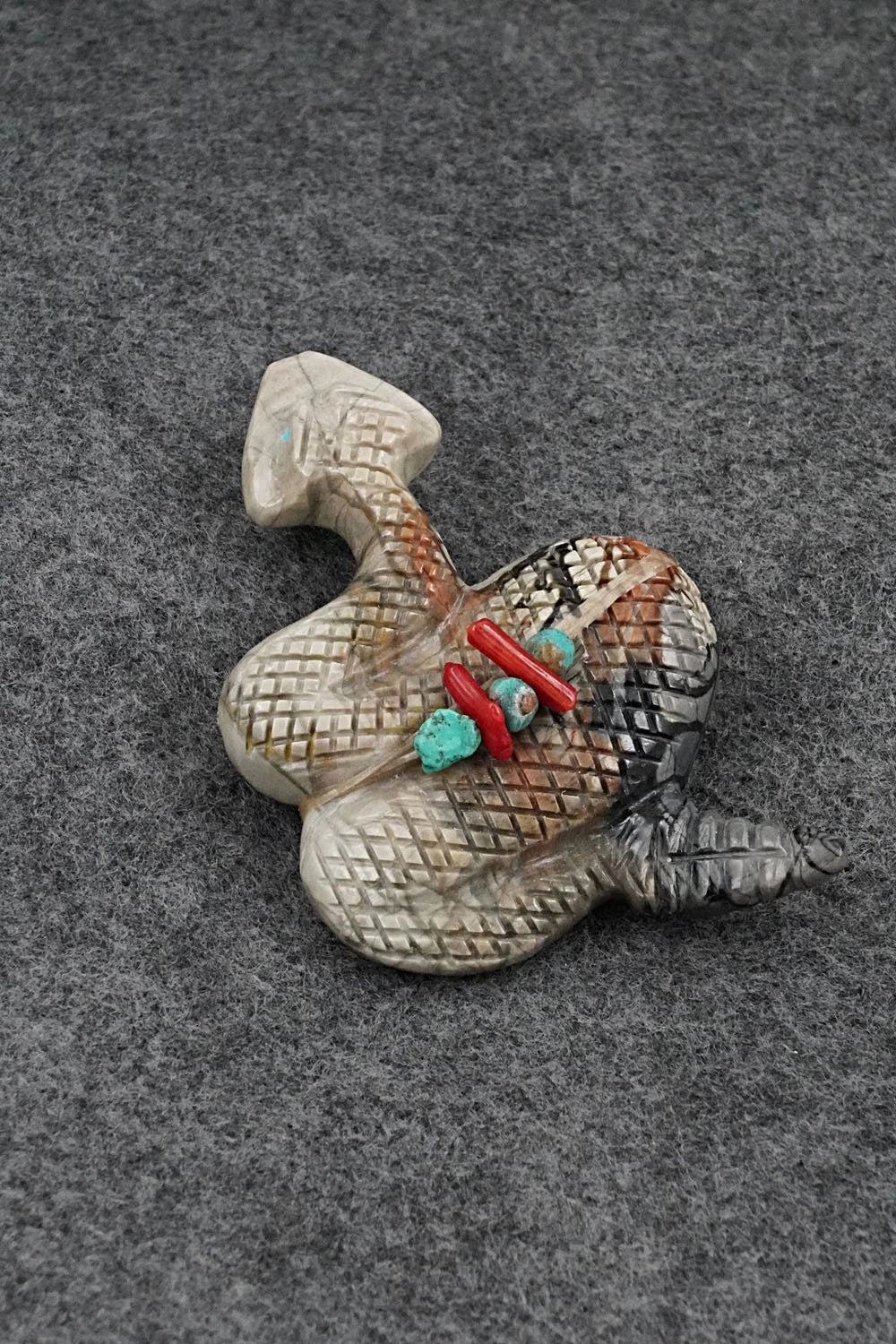 Rattlesnake Zuni Fetish Carving - Paulette & Farlan Quam