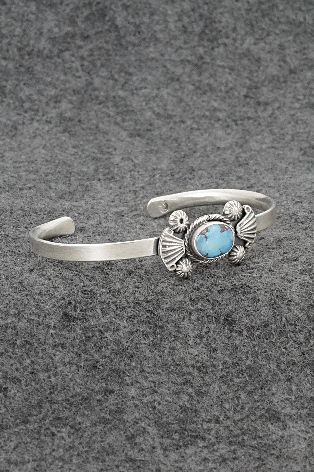 Turquoise & Sterling Silver Bracelet - Genevieve Francisco
