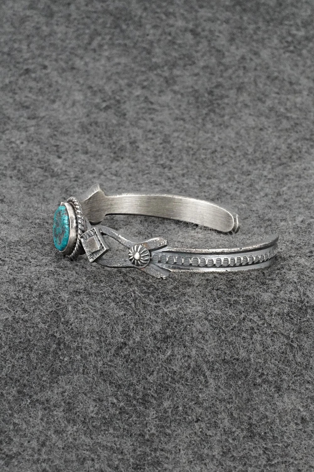 Turquoise & Sterling Silver Bracelet - Kevin Billah