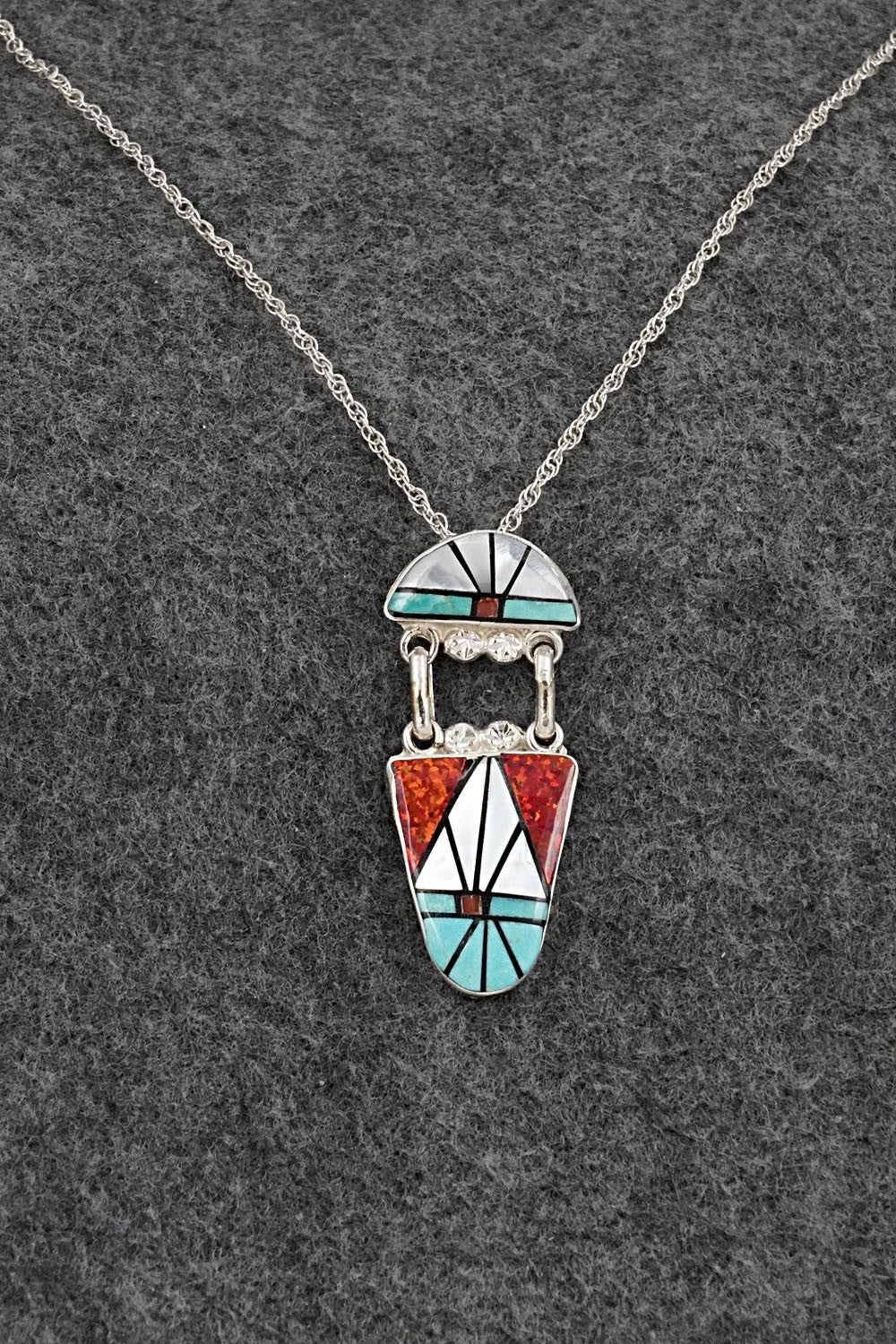 Multi-Stone & Sterling Silver Necklace - Ola Eriacho