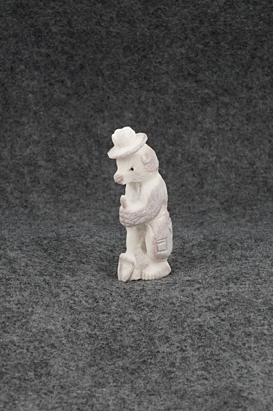 Smokey Bear Zuni Fetish Carving - Chris Peina