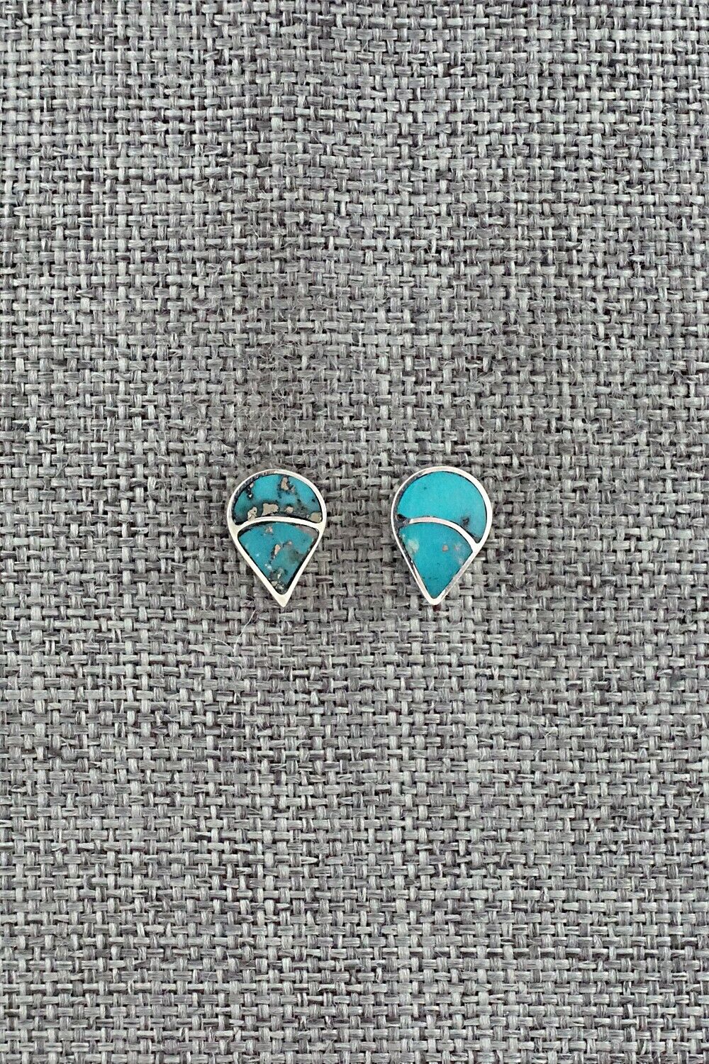 Turquoise & Sterling Silver Earrings - Lynelle Johnson