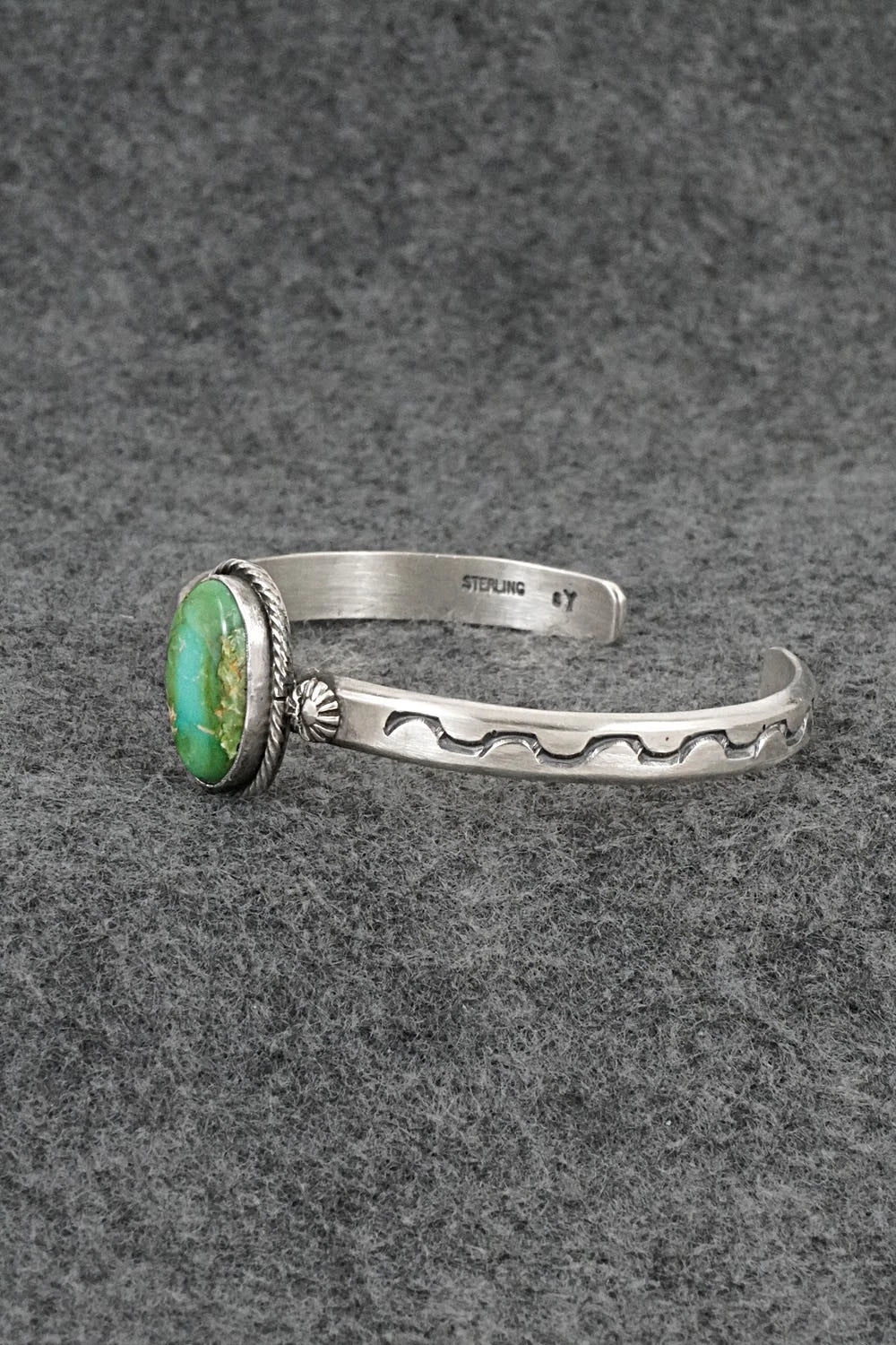 Turquoise & Sterling Silver Bracelet - Samuel Yellowhair