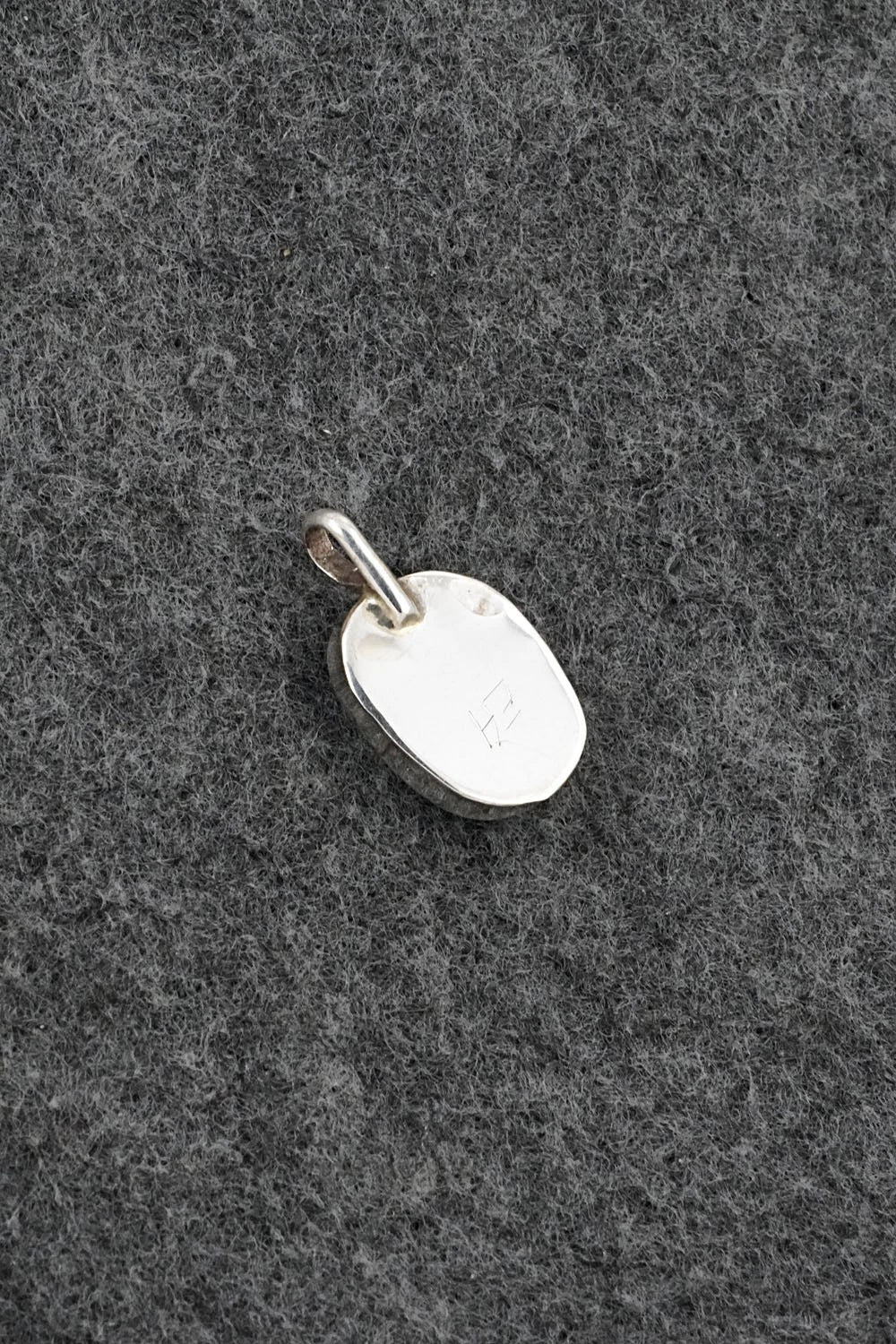 Turquoise & Sterling Silver Pendant - Ernest Hawthorne
