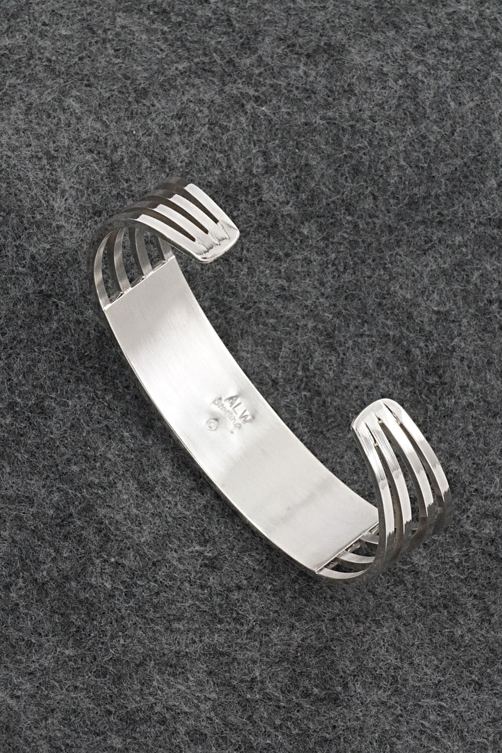 Turquoise & Sterling Silver Inlay Bracelet - Anson Wallace