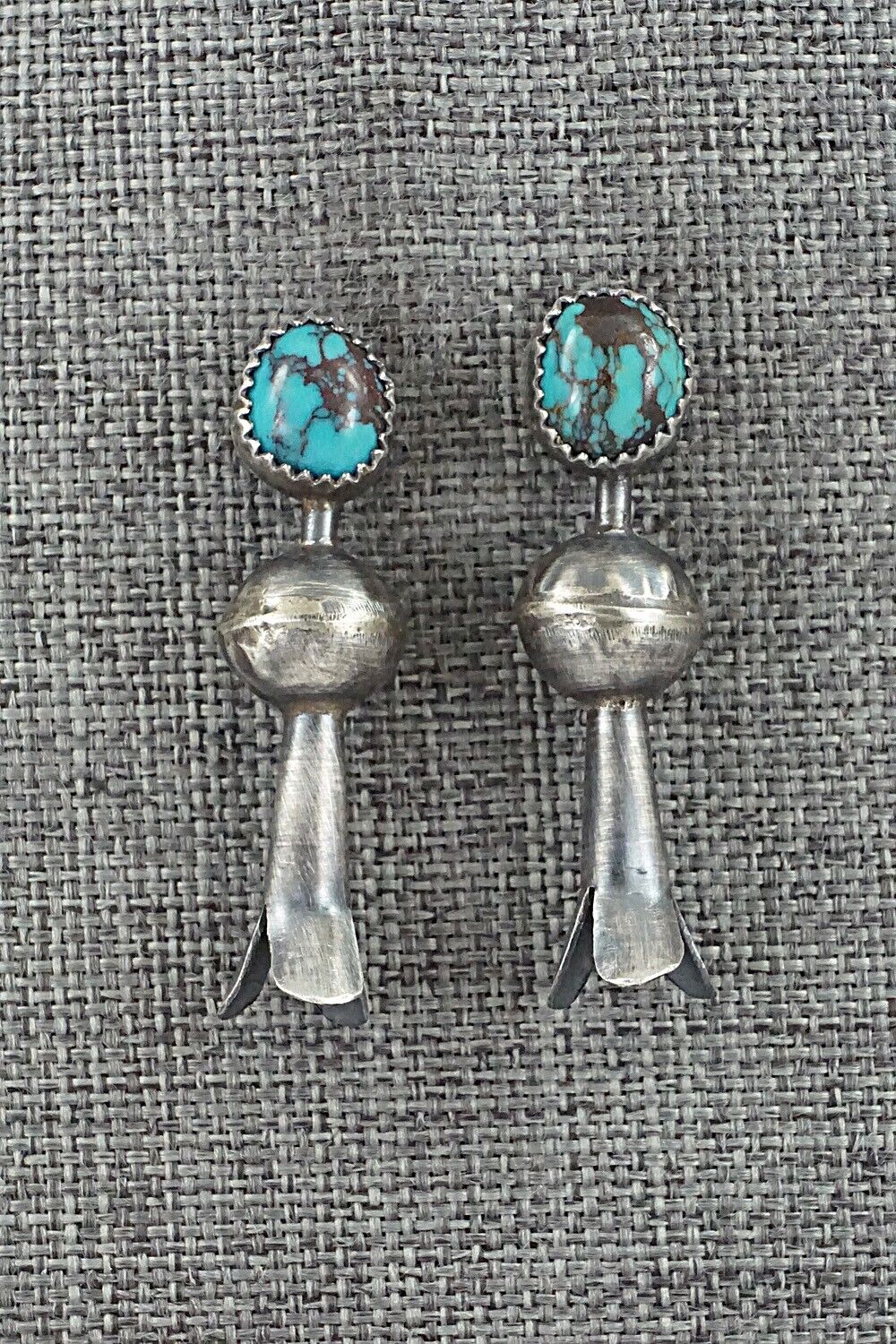 Turquoise & Sterling Silver Earrings - Emily Tsosie