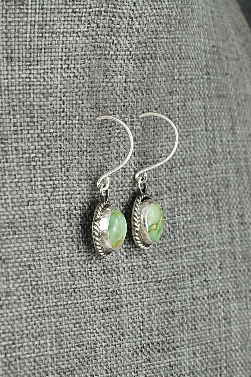 Turquoise & Sterling Silver Earrings - Rosemary Saunders