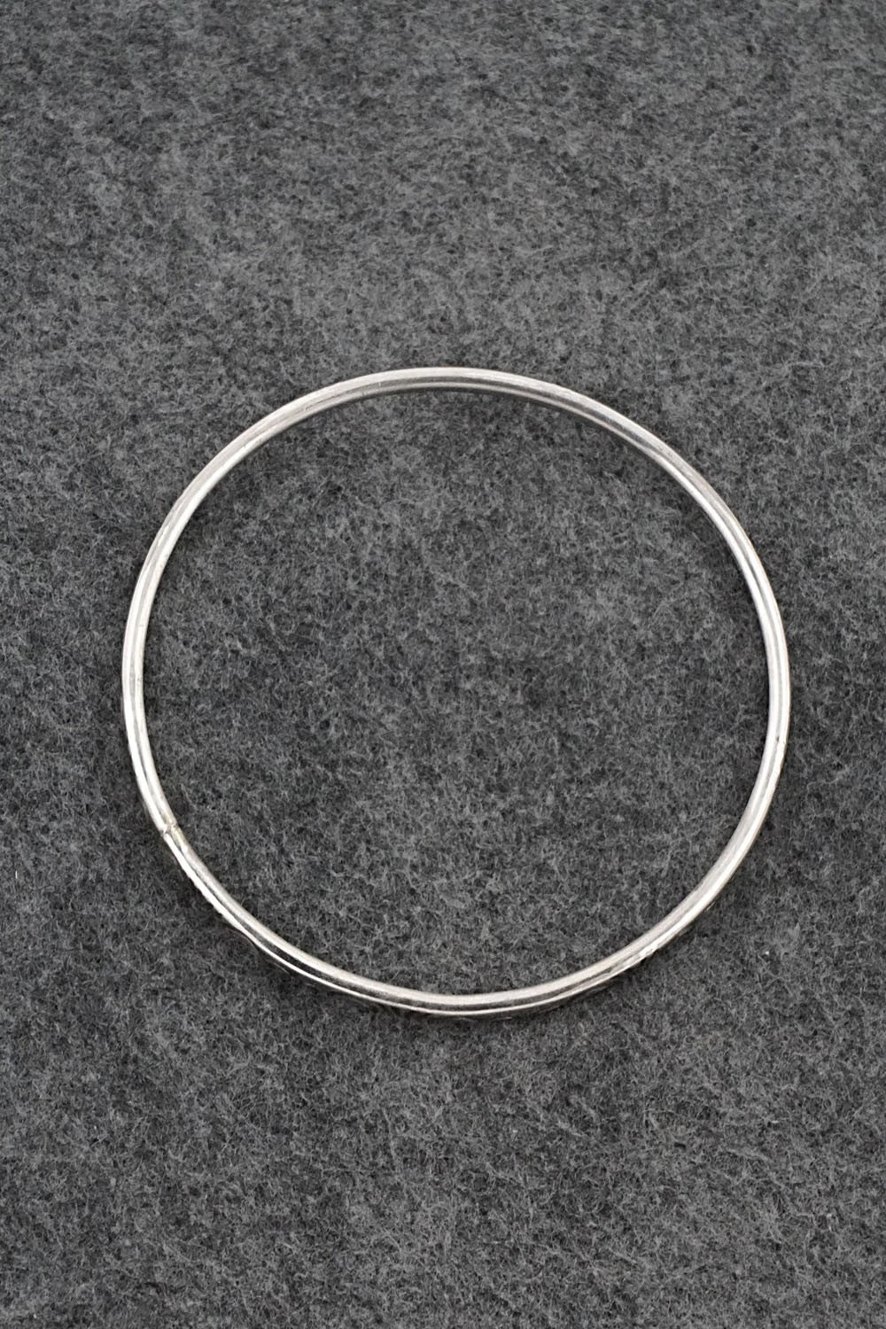 Sterling Silver Bangle Bracelet - Elaine Tahe