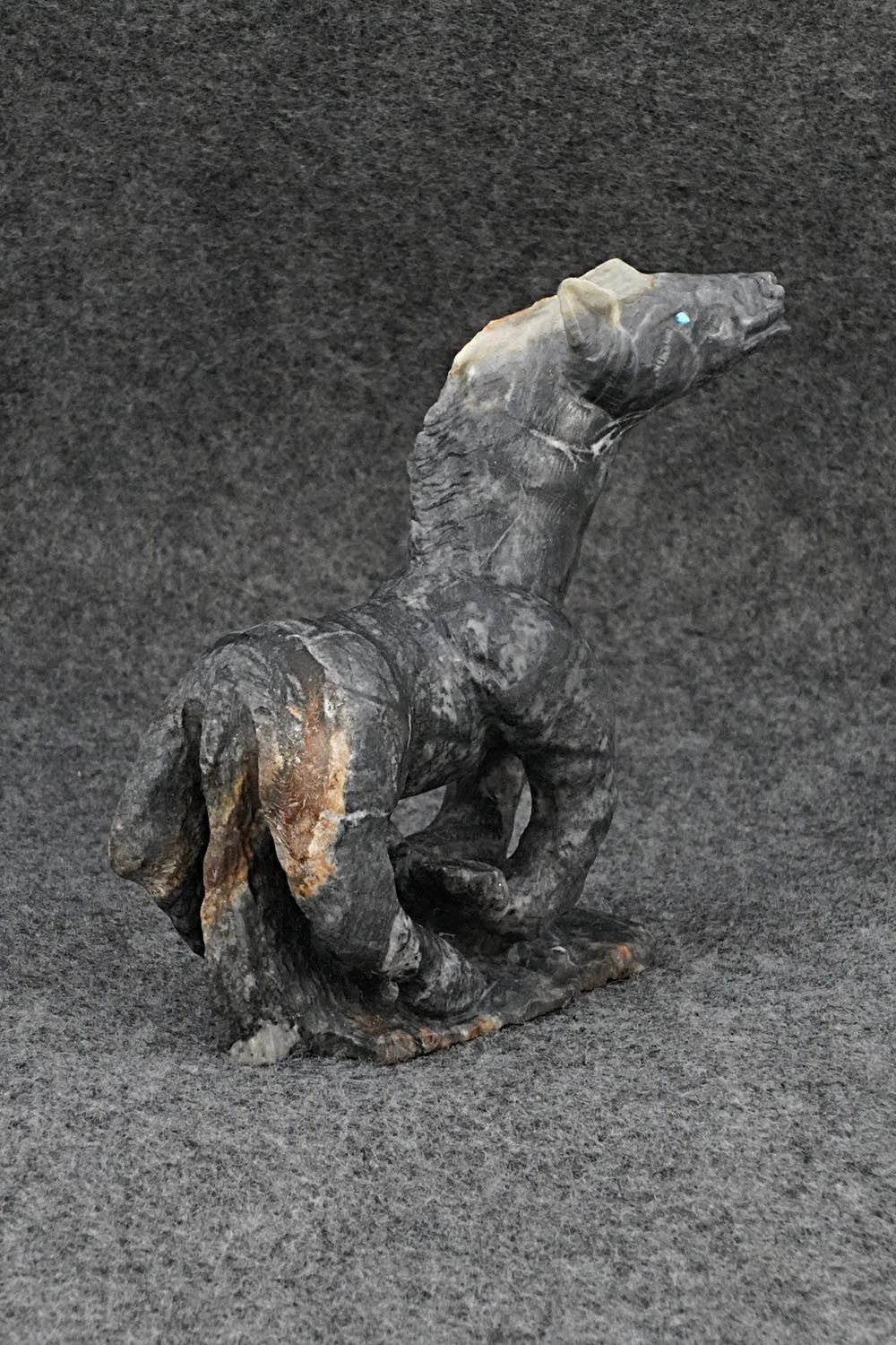 Horse Zuni Fetish Carving - Herbert Him Jr.
