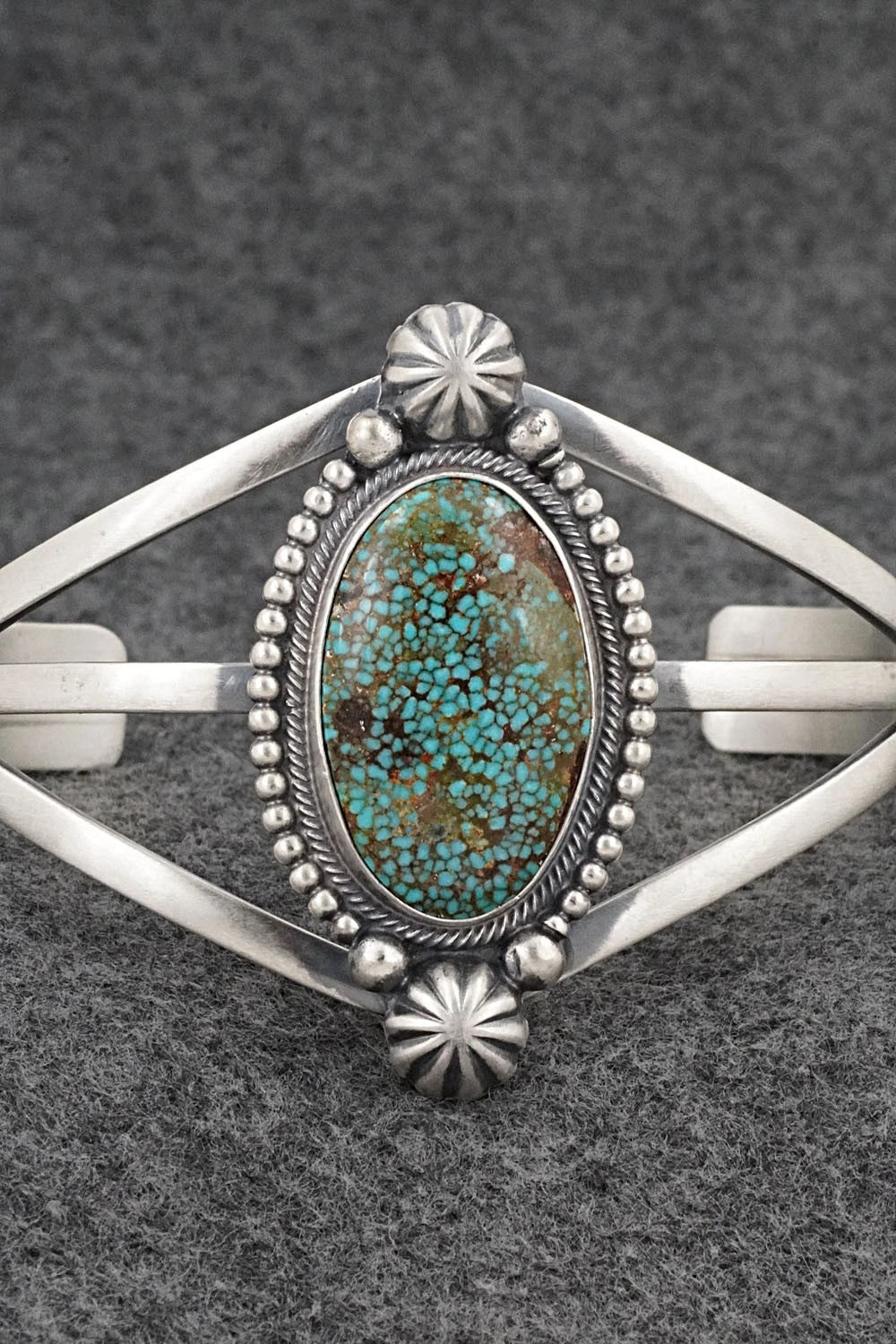 Turquoise & Sterling Silver Bracelet - Darrin Livingston