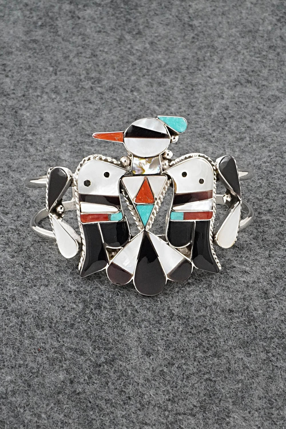 Multi-Stone & Sterling Silver Bracelet - Corraine Shack