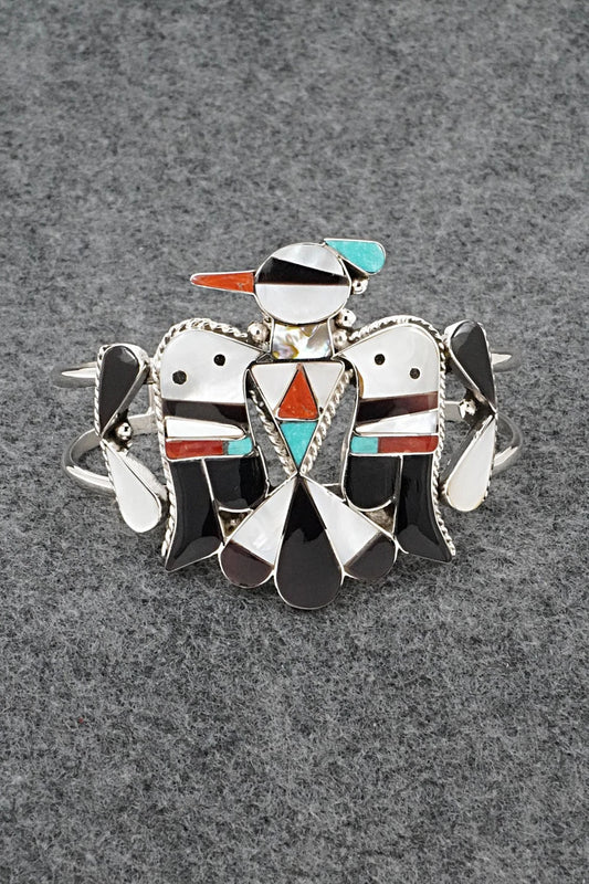 Multi-Stone & Sterling Silver Bracelet - Corraine Shack