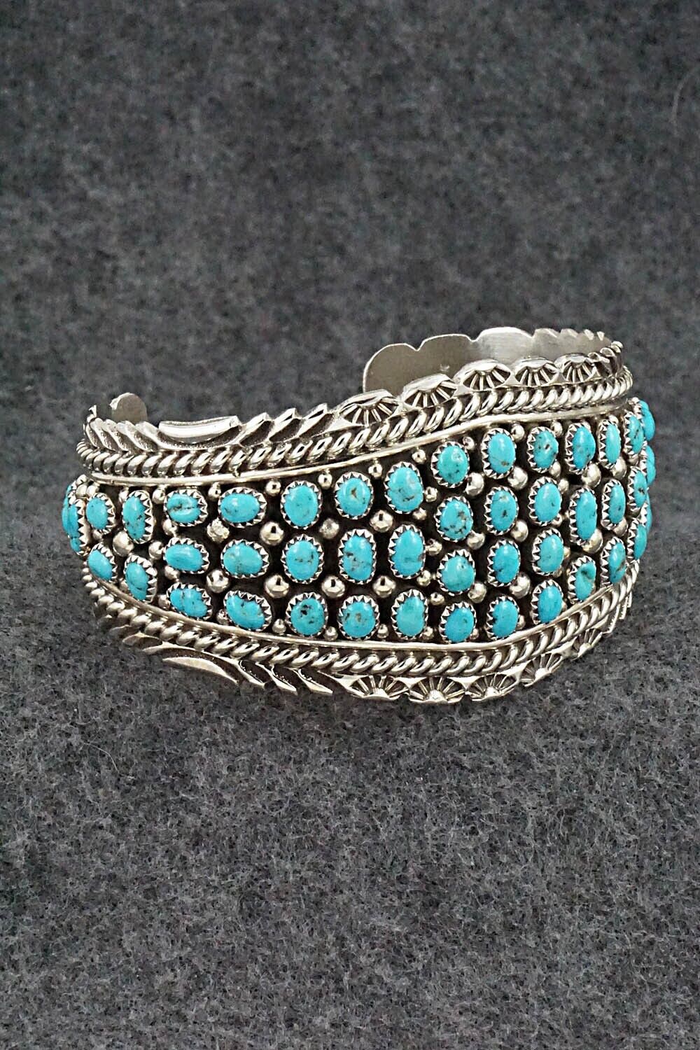Turquoise & Sterling Silver Bracelet - Tina Jones