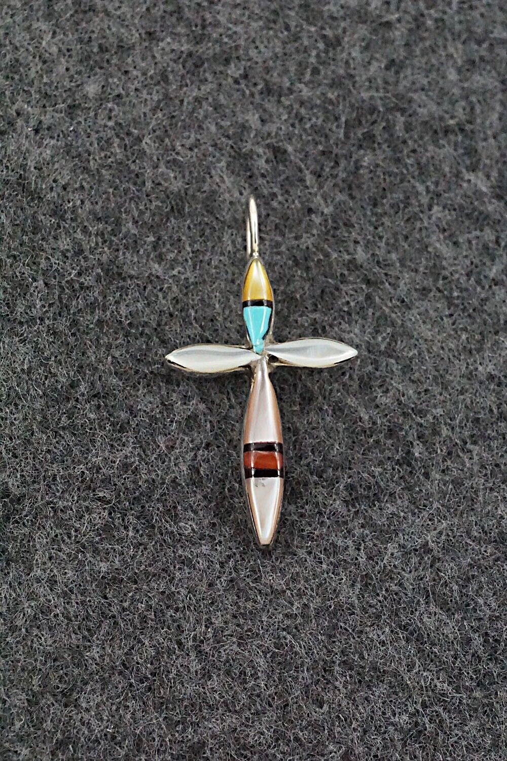Multi-Stone & Sterling Silver Pendant - Lynette Bowannie