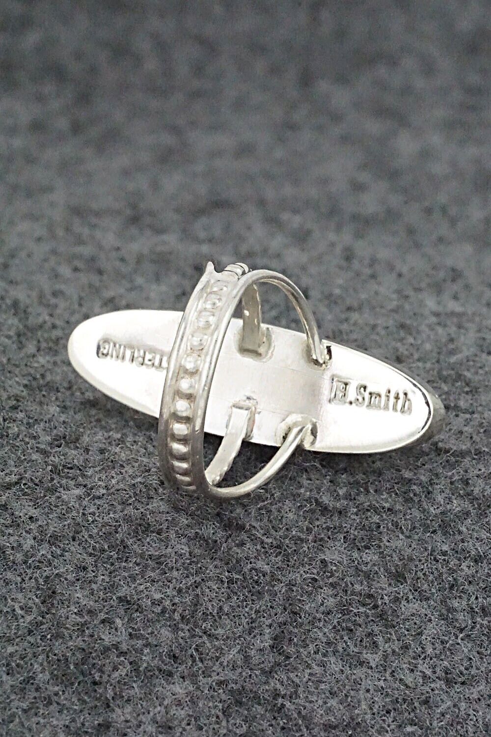 Spiny Oyster & Sterling Silver Ring - Harold Smith - Size 7.5
