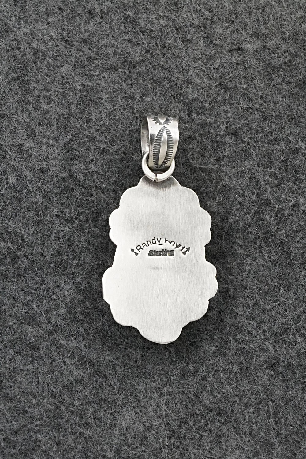 Turquoise & Sterling Silver Pendant - Randy Boyd