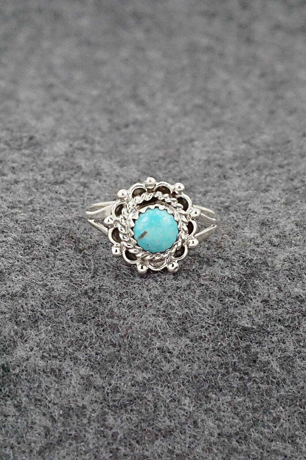 Turquoise & Sterling Silver Ring - Theresa Smith - Size 6