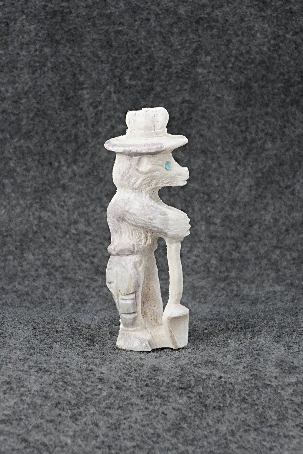 Smokey Bear Zuni Fetish Carving - Chris Peina