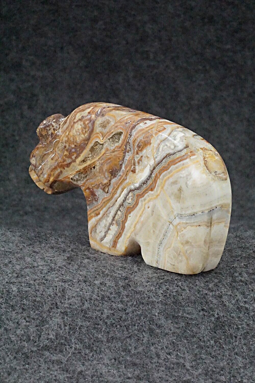 Bear Zuni Fetish Carving - Reynold Lunasee