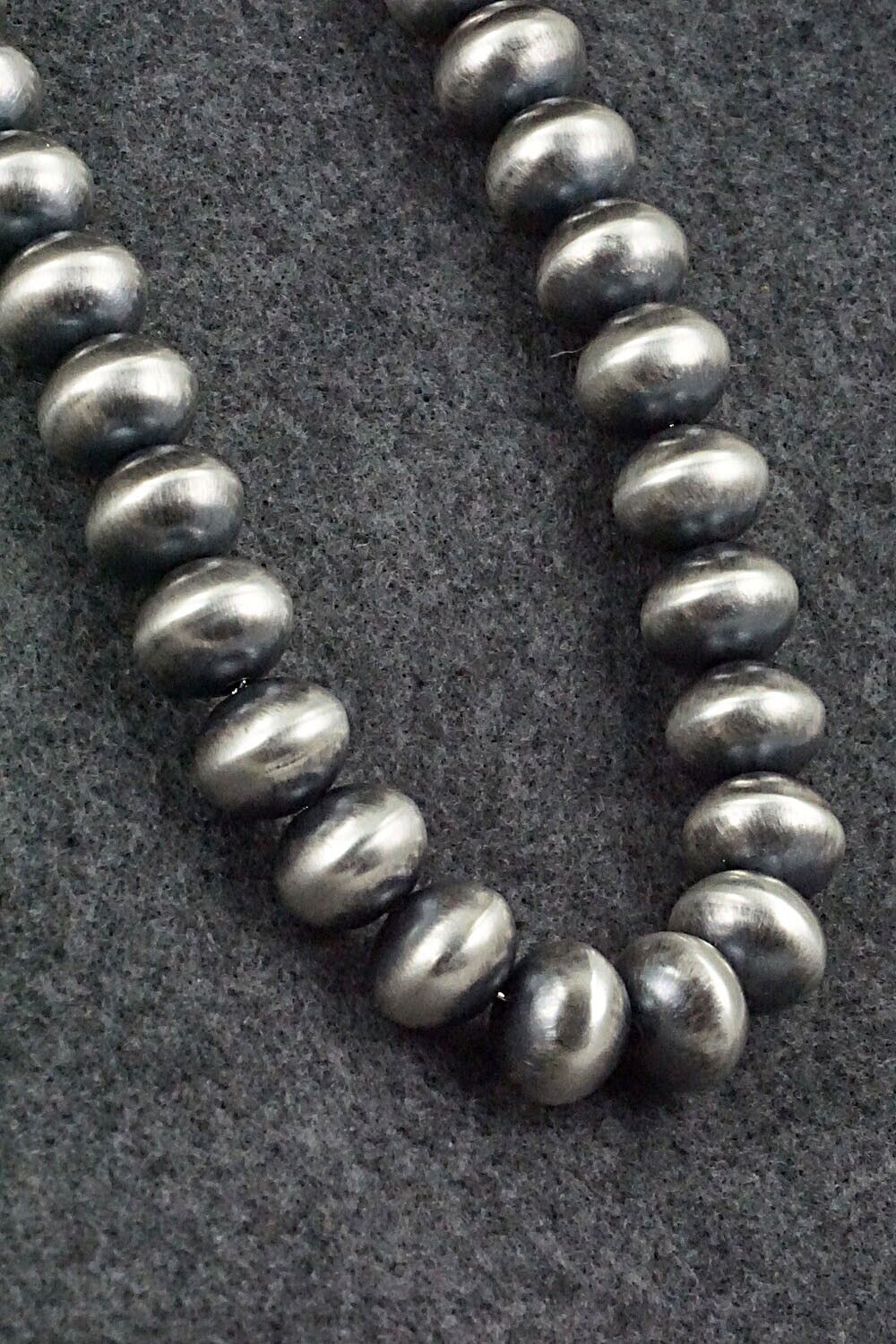 Sterling Silver Navajo Pearl Necklace - Bryannen Halwood