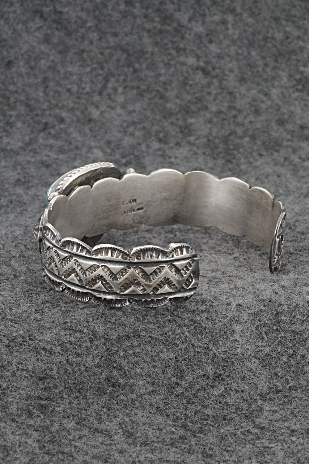 Turquoise & Sterling Silver Bracelet - Tillie Jon