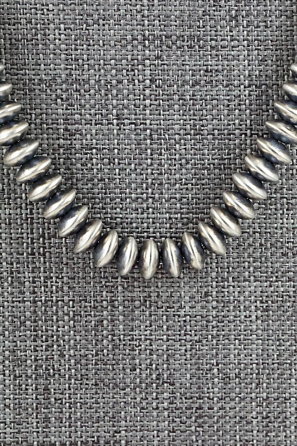 Sterling Silver Navajo Pearl Necklace 22" - Bryannen Halwood
