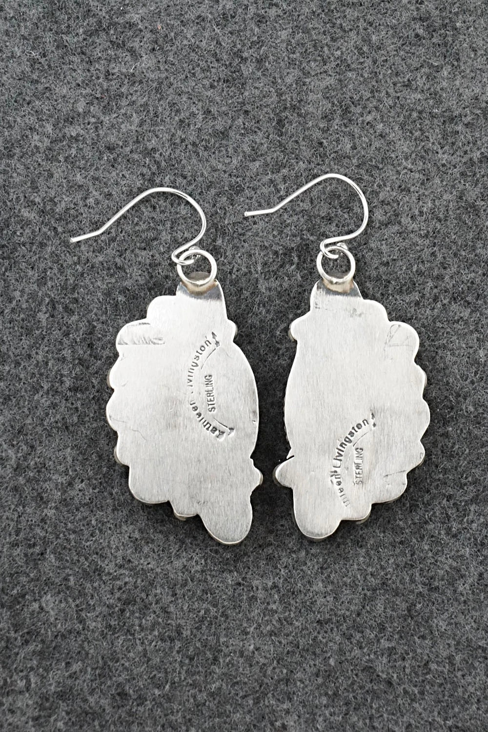 Turquoise & Sterling Silver Earrings - Kathleen Livingston