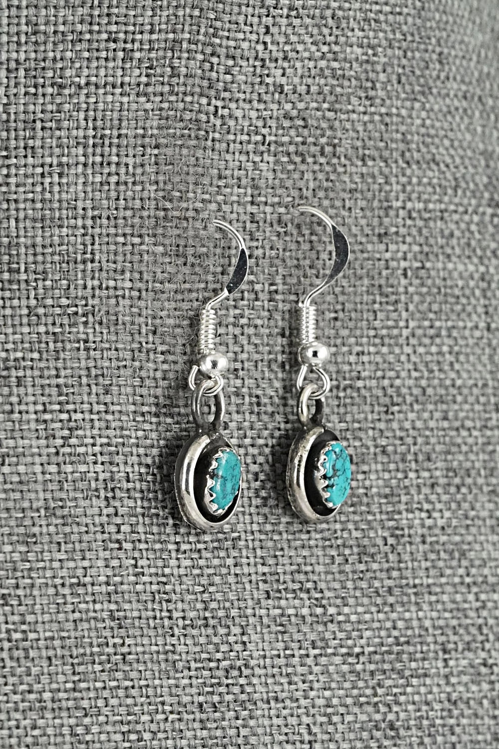 Turquoise & Sterling Silver Squash Blossom Set - Phil Garcia