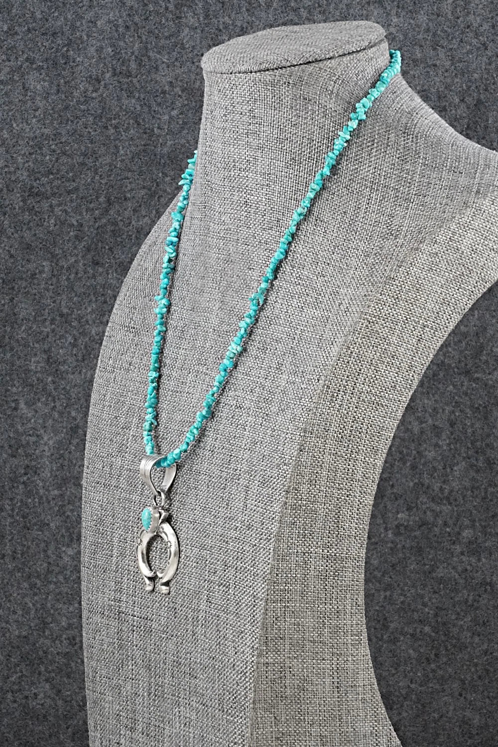 Turquoise & Sterling Silver Necklace - Sharon McCarthy