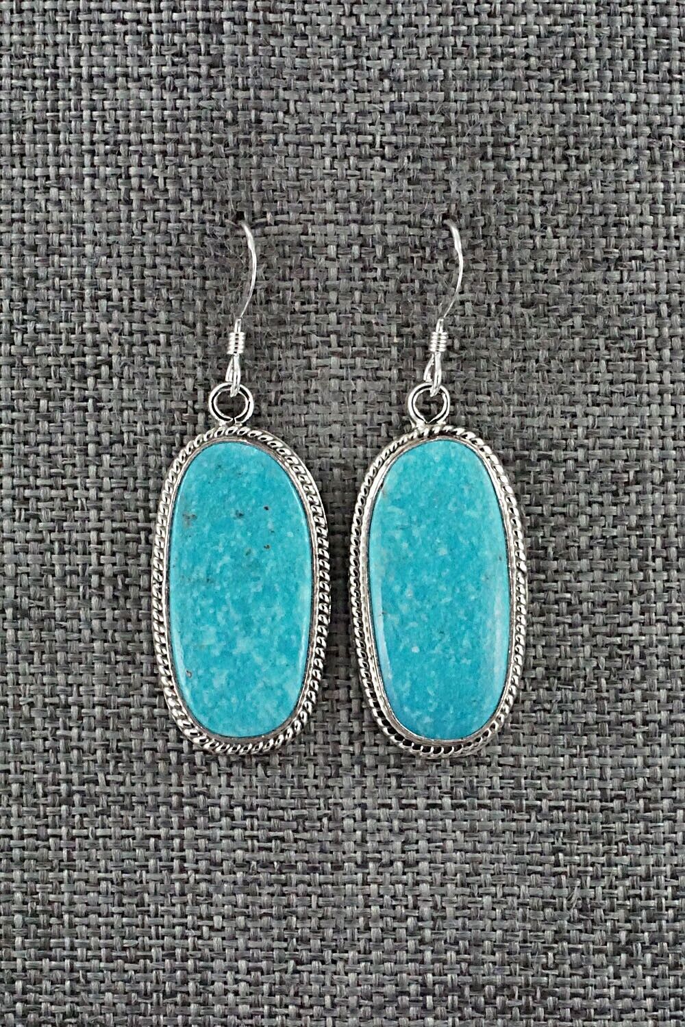 Turquoise and Sterling Silver Earrings - Sharon McCarthy