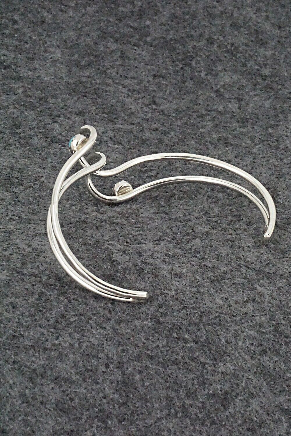 Turquoise & Sterling Silver Bracelet - Yolanda Skeets
