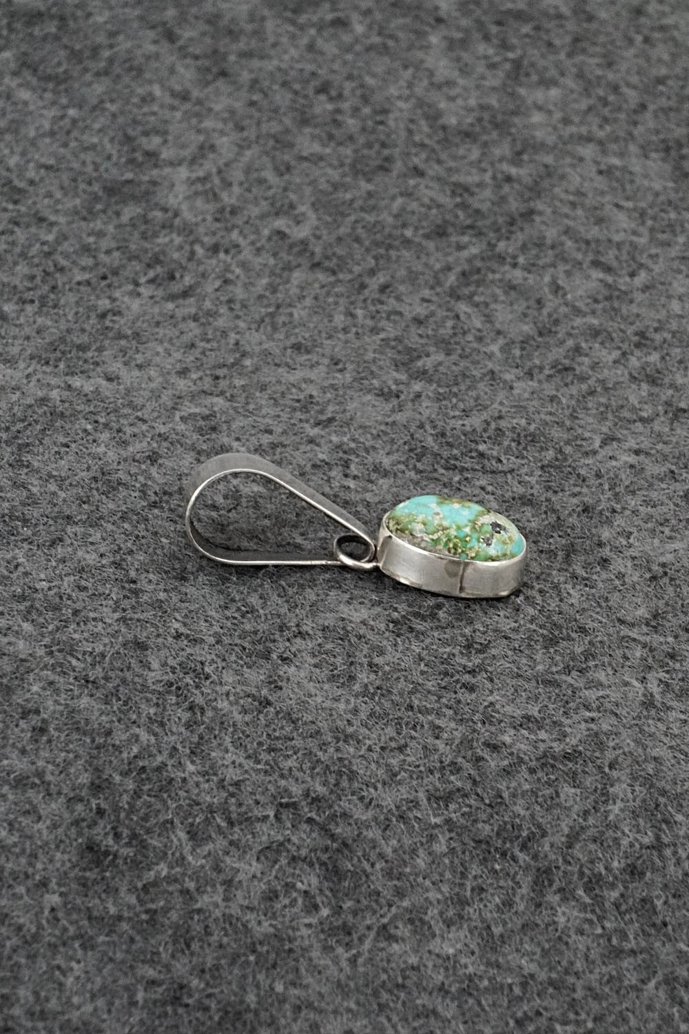 Turquoise & Sterling Silver Pendant - Rosemary Saunders