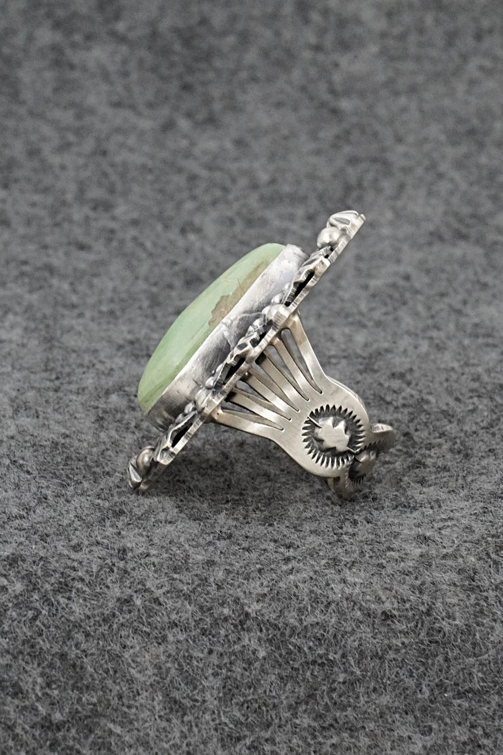 Turquoise & Sterling Silver Ring - Randy Boyd - Size 7