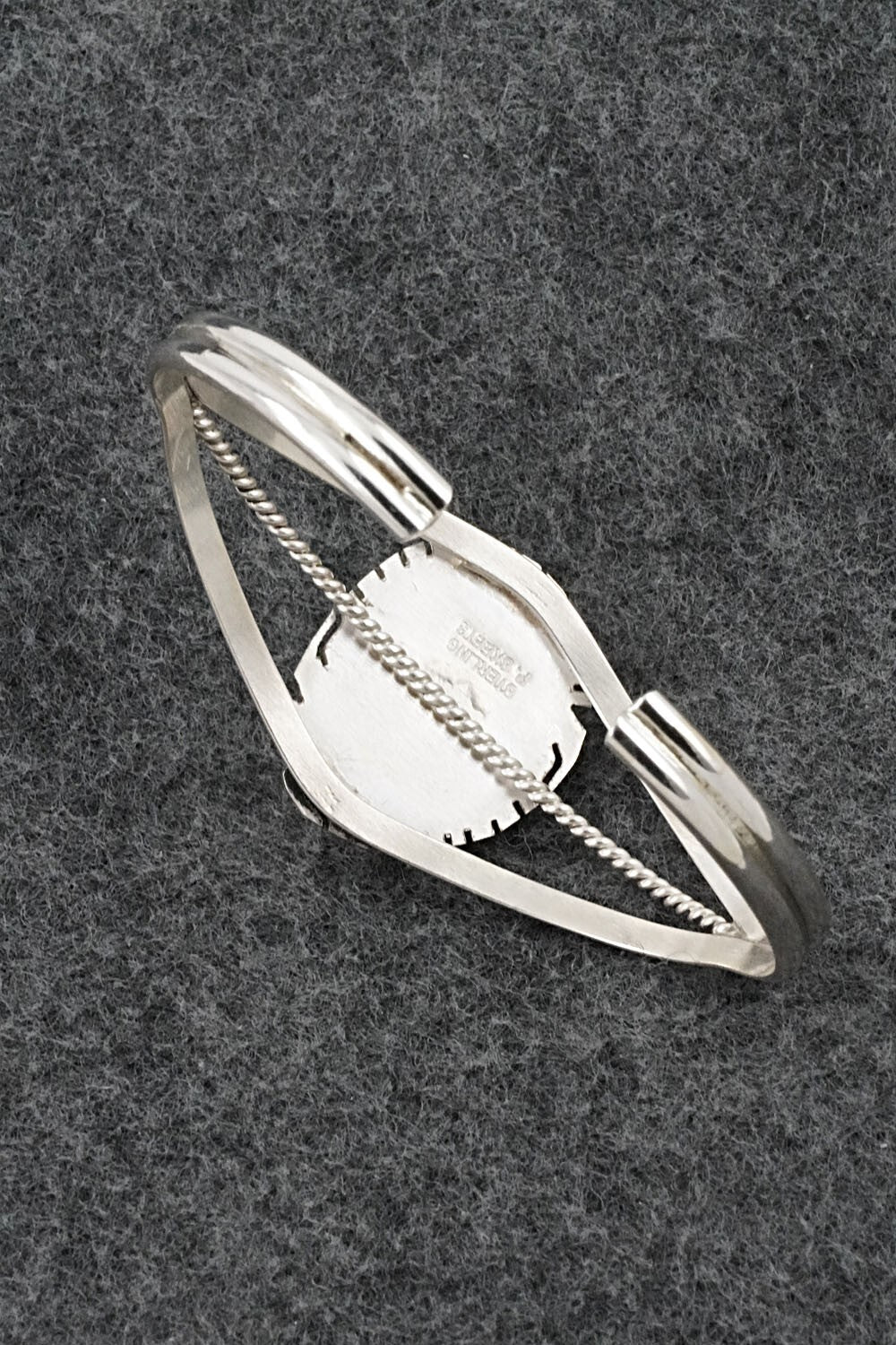Turquoise & Sterling Silver Bracelet - Peggy Skeets