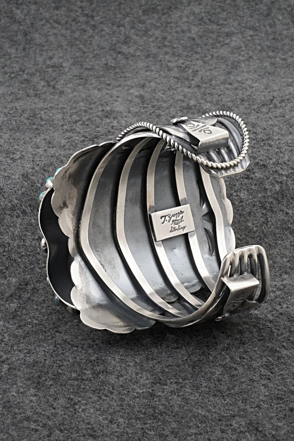 Turquoise & Sterling Silver Bracelet - Tim Yazzie