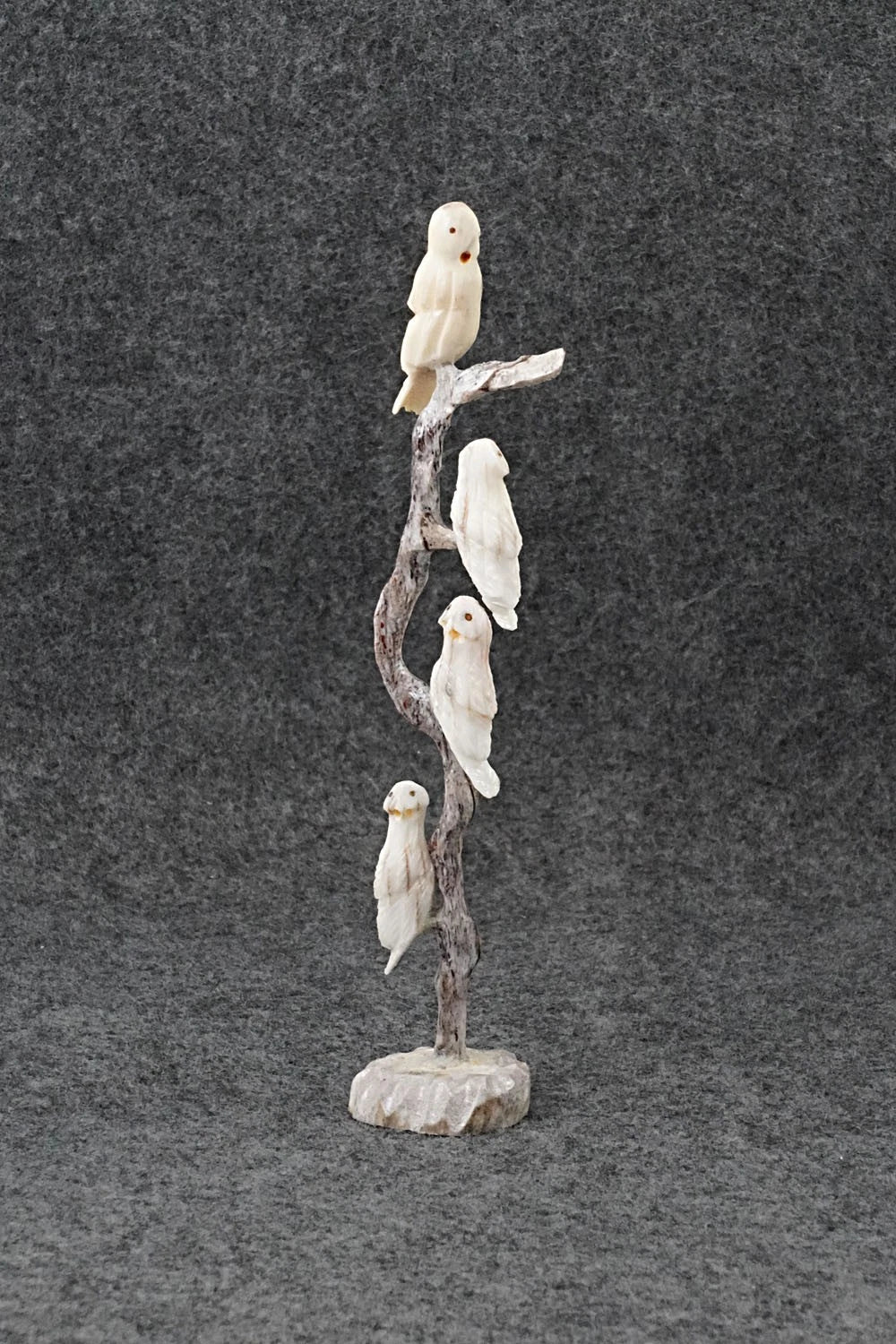 Owls Zuni Fetish Carving - Ruben Najera