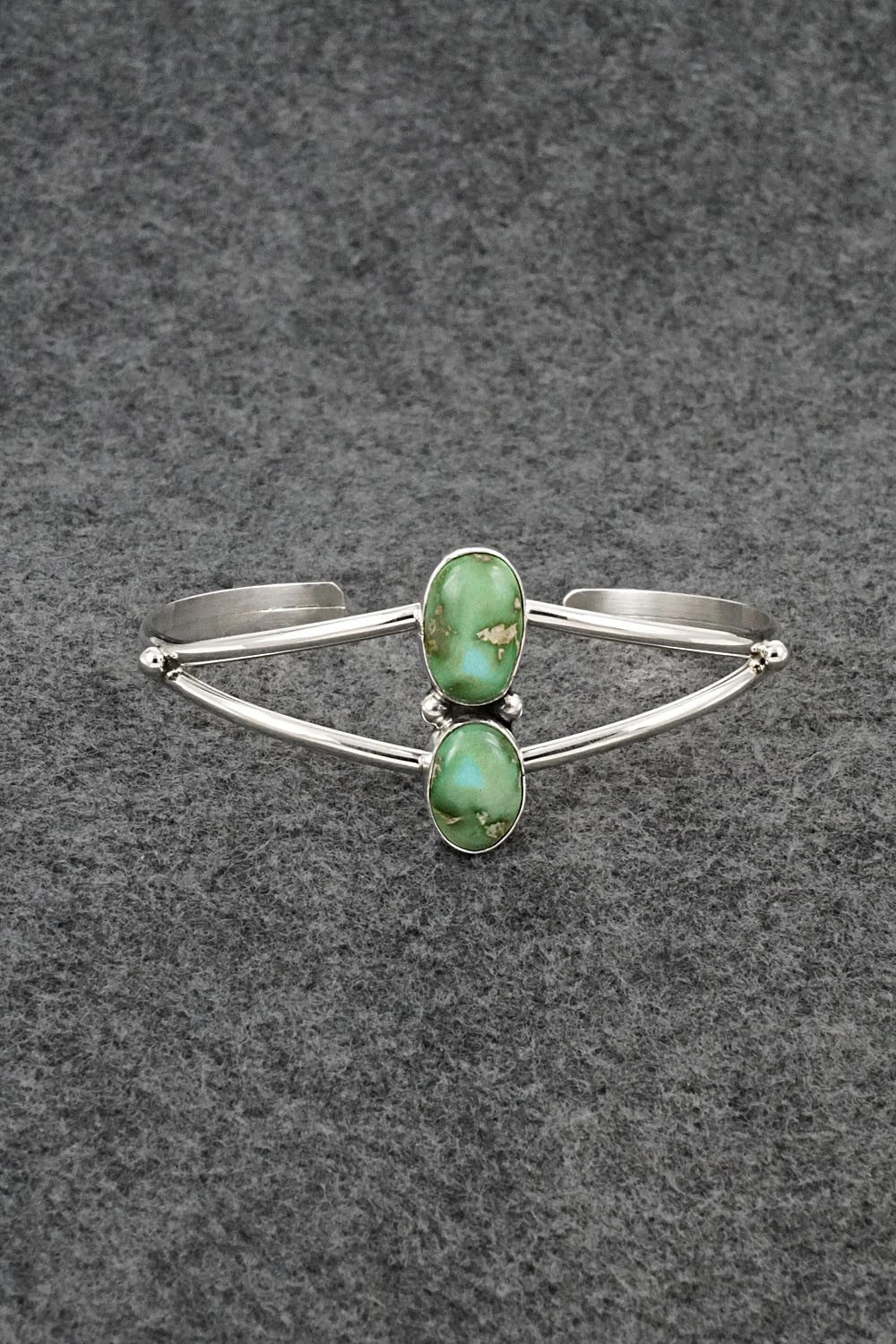 Turquoise & Sterling Silver Bracelet - Eugene Gruber