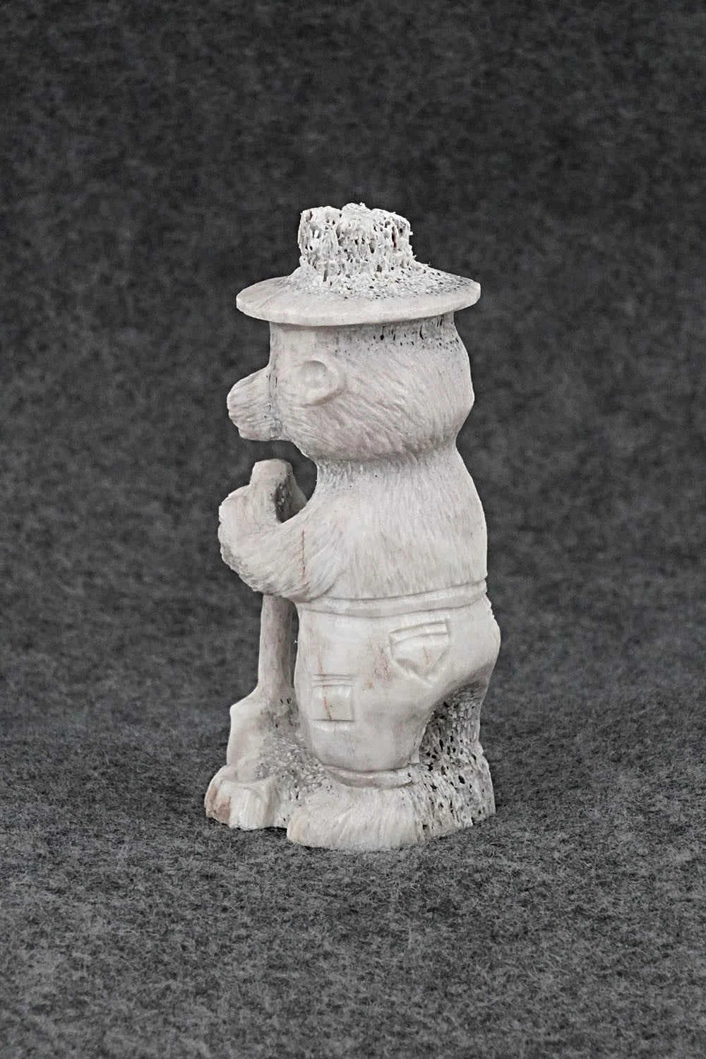 Smokey Bear Zuni Fetish Carving - Chris Peina