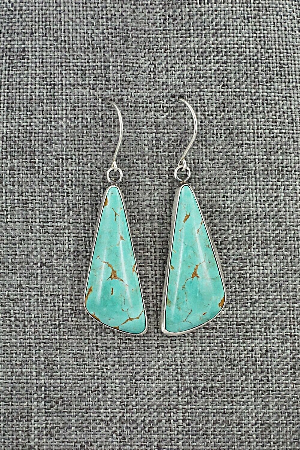 Turquoise & Sterling Silver Earrings - Rena Begay