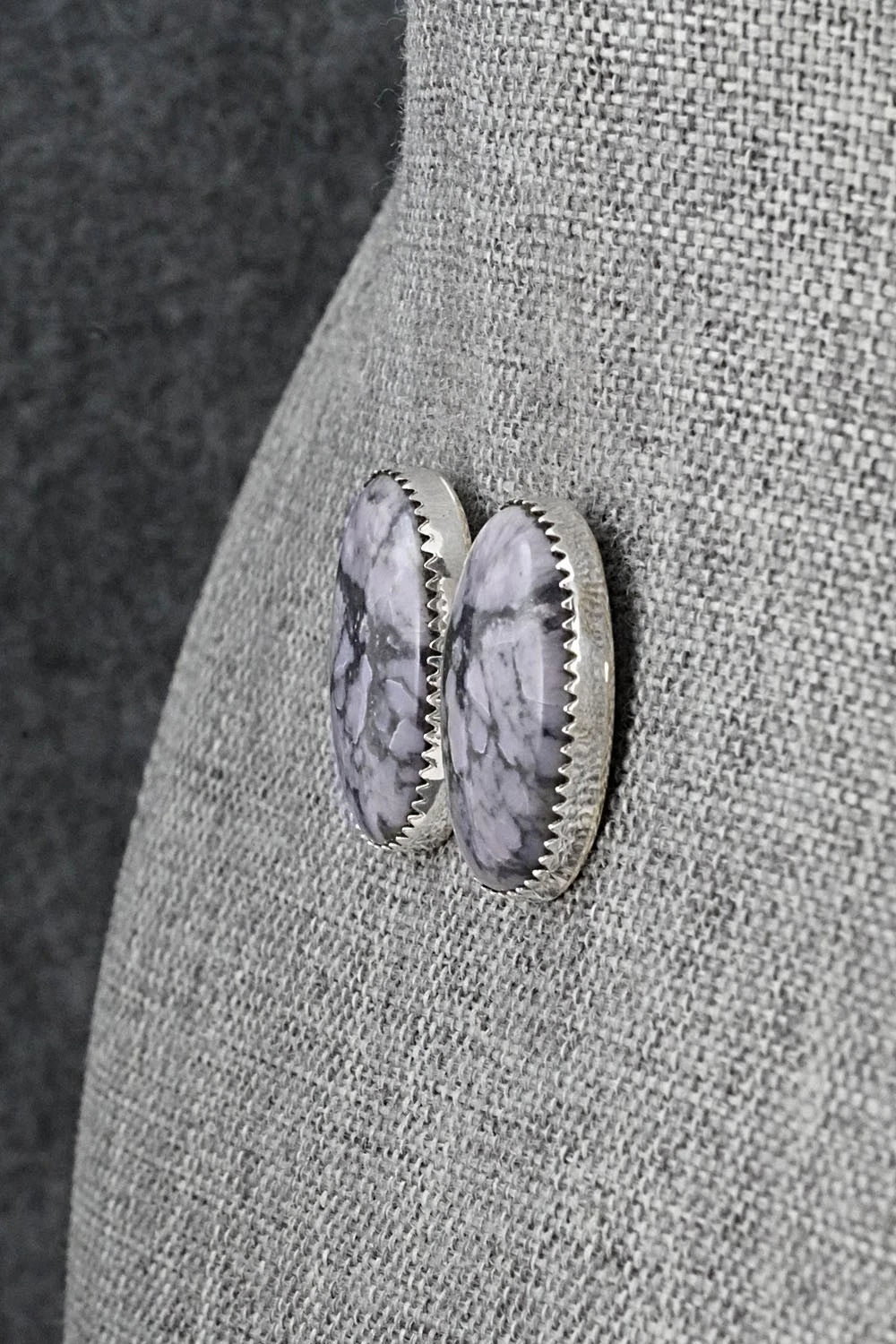 Morado & Sterling Silver Earrings - Murray Hannaweeka