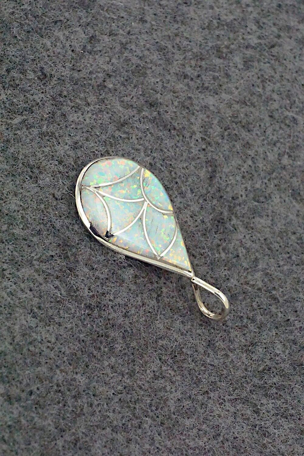 Opalite & Sterling Silver Pendant - Delorna Lahi