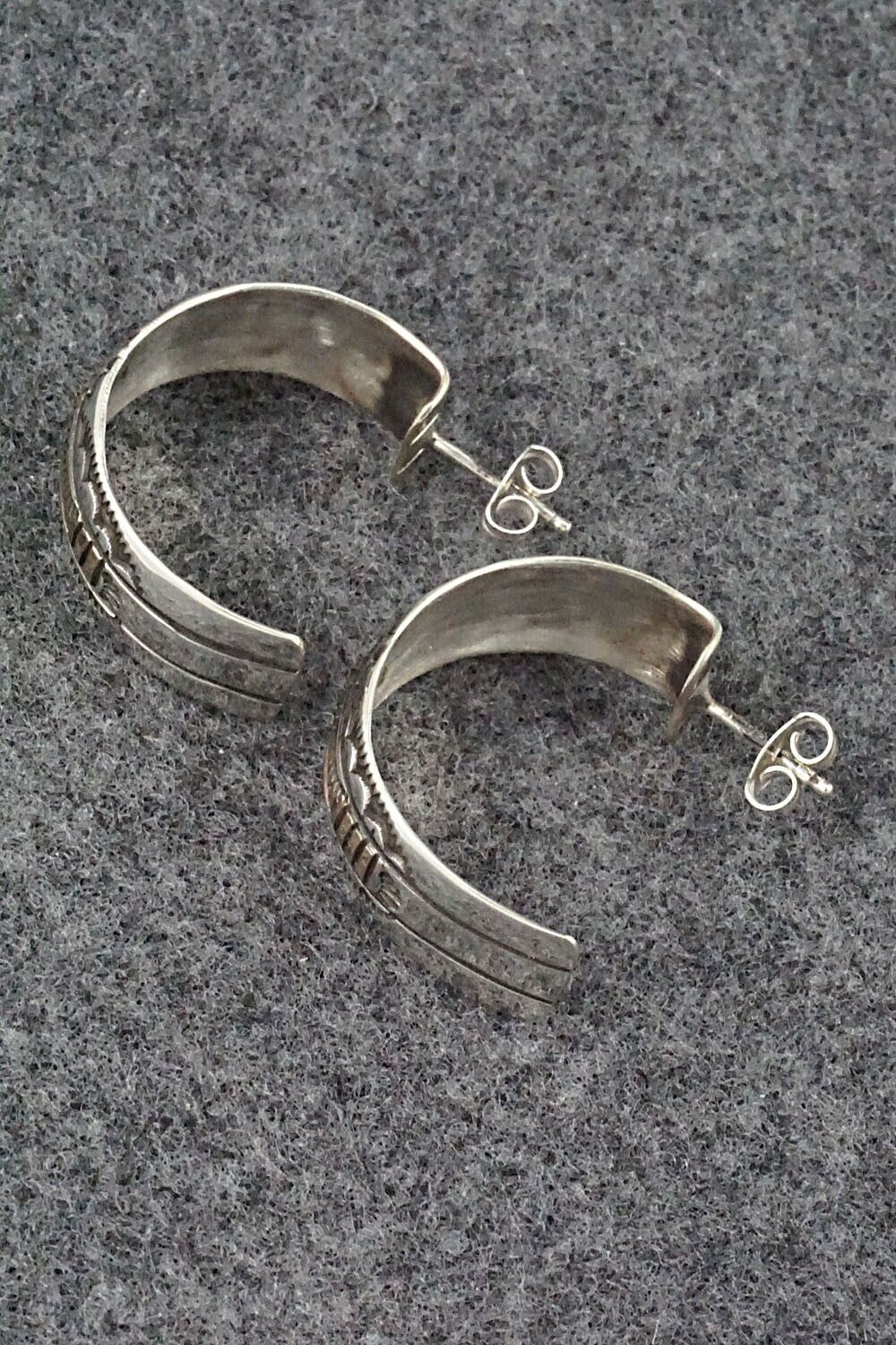 Sterling Silver & Gold Fill Hoop Earrings - Bruce Morgan