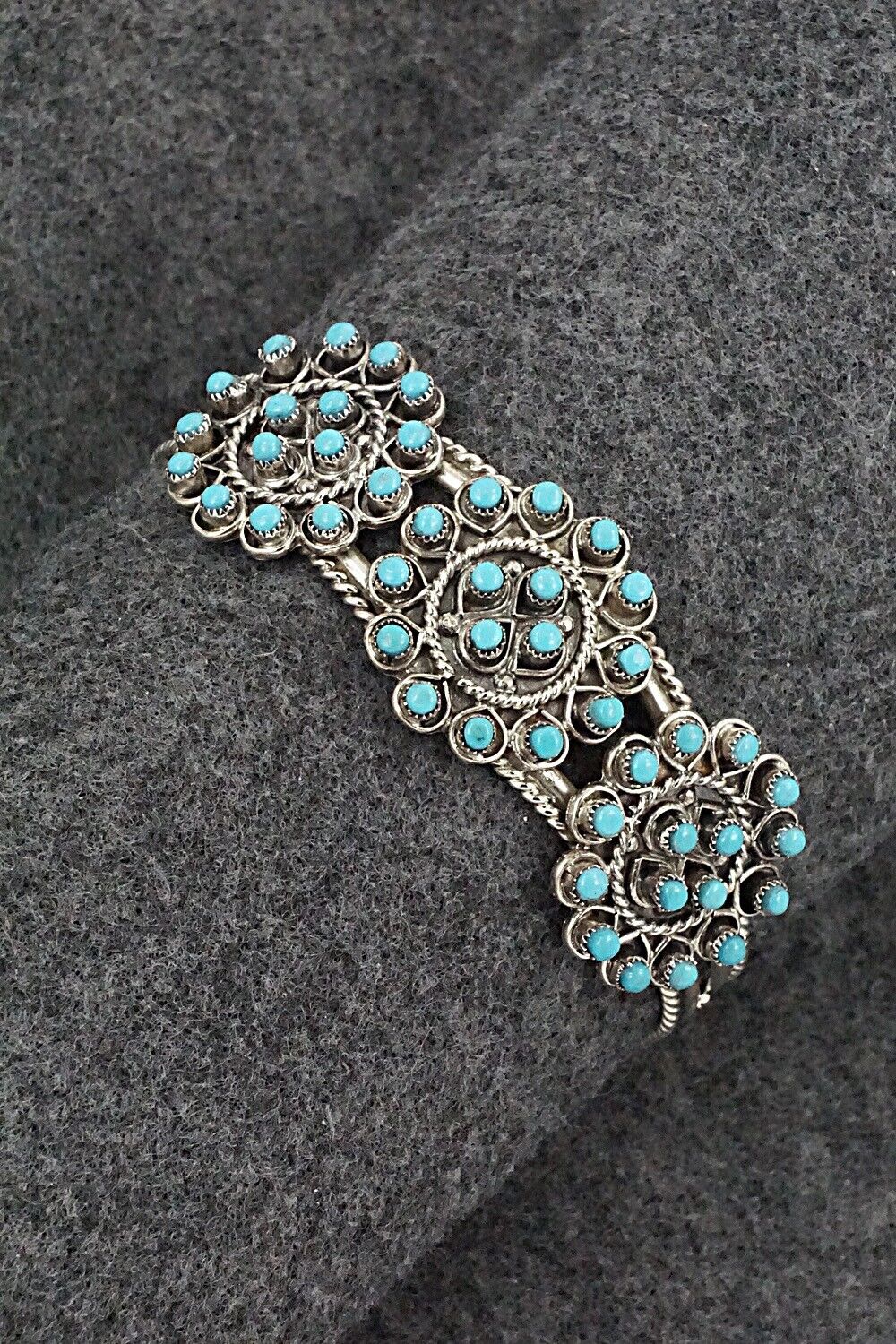 Turquoise & Sterling Silver Bracelet - Wayne Johnson